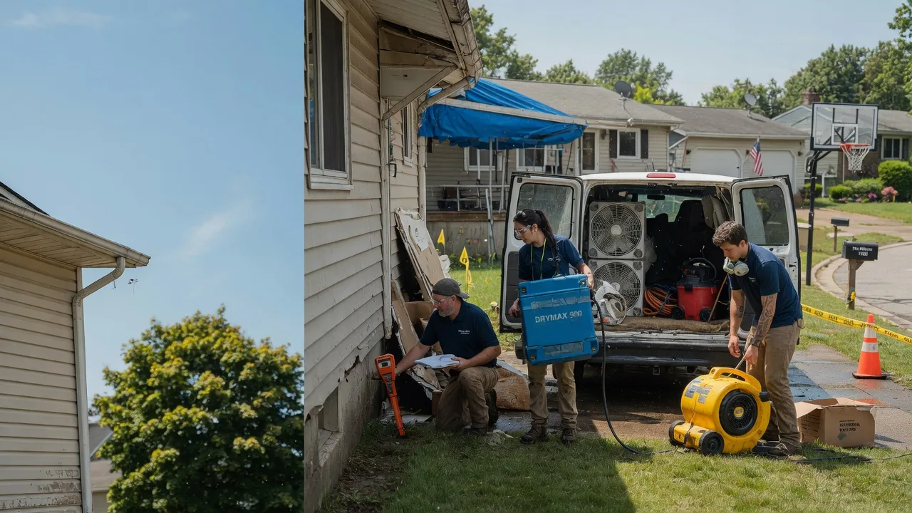 Ceiling Leak Cleanup in Ridge, MD near me